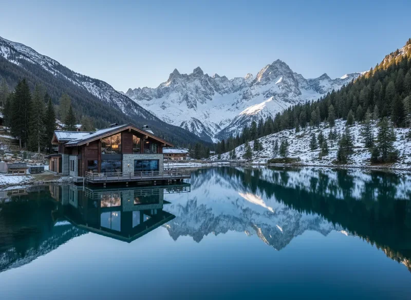 Mountain and lake escape destination