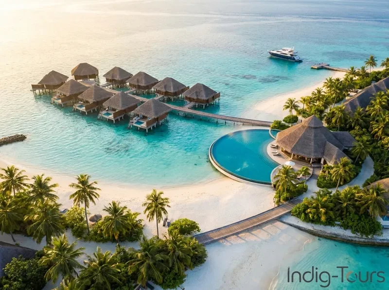 Luxury island resort destination